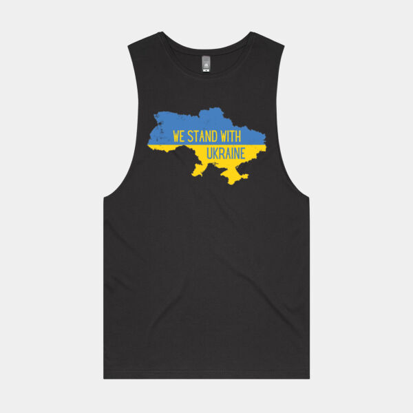 We stand with Ukraine Muscle Tank Thumbnail