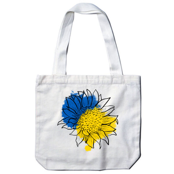 Large White Canvas Bag Thumbnail